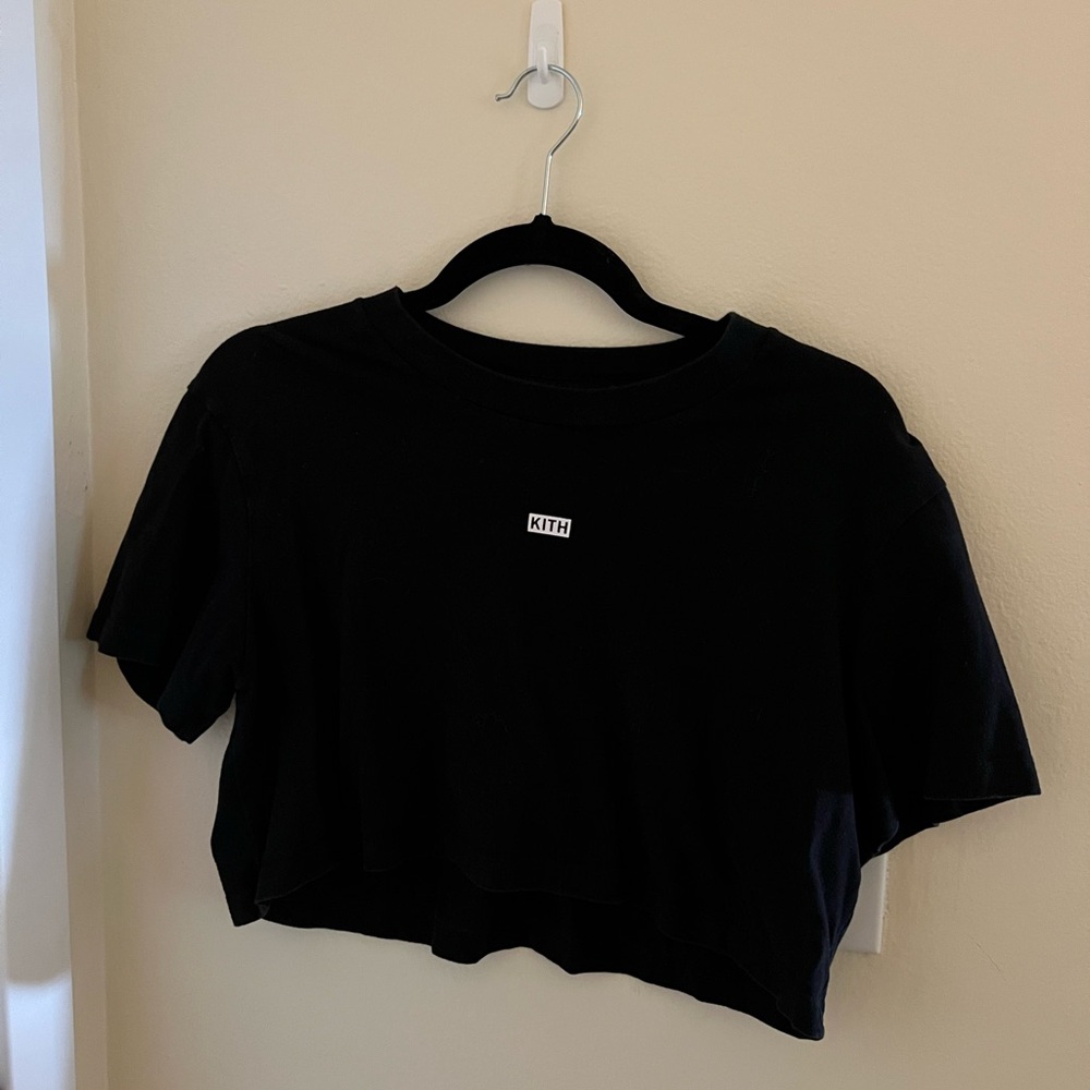 Kith Black Crop Top